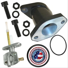 fit Yamaha Kodiak YFM 400 YFM400 FW Intake Manifold Fuel Petcock Valve 1993-1998