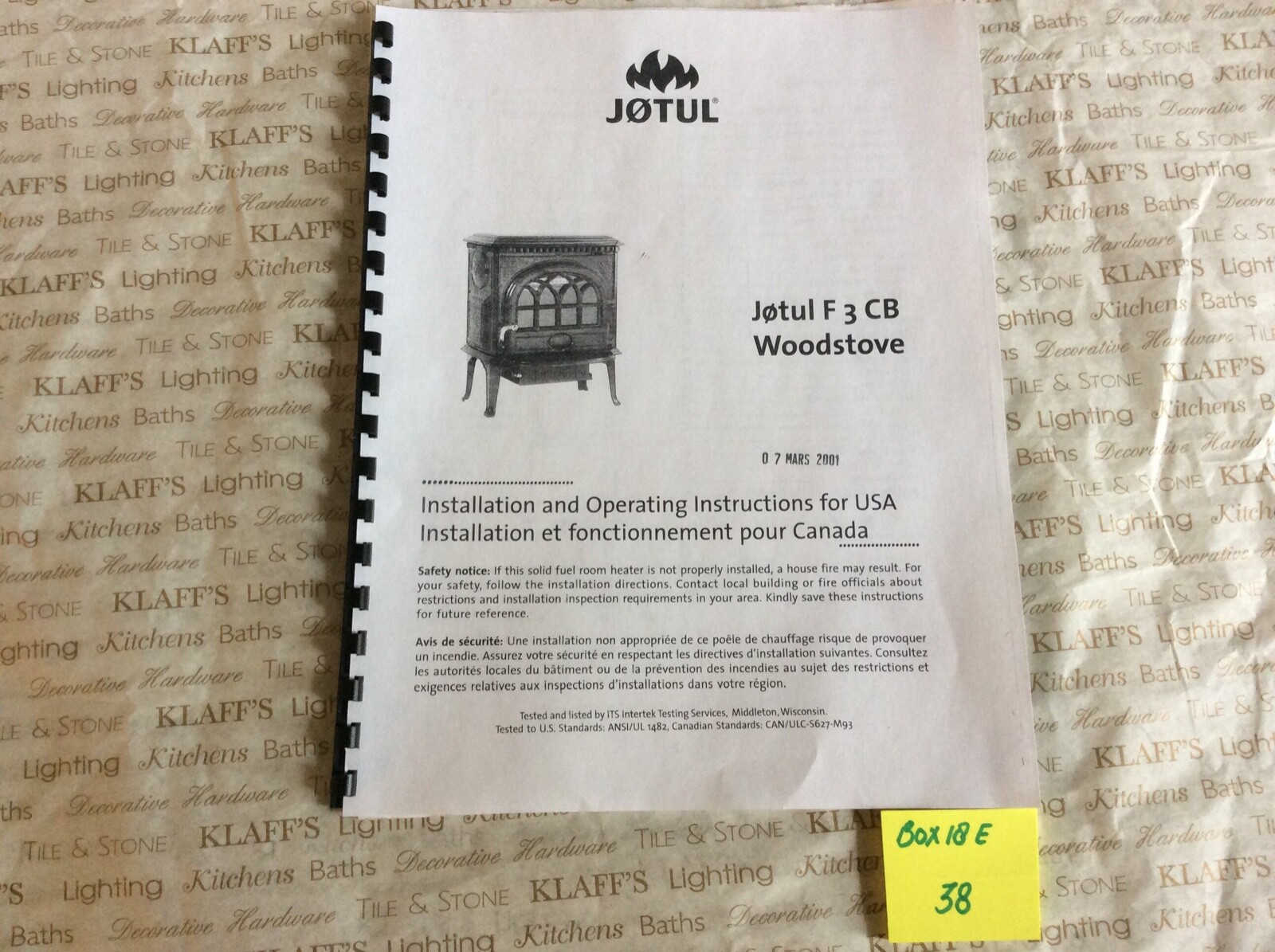 Jotul F3 CB Wood Stove installation Operation Owner,s Guide manual | eBay