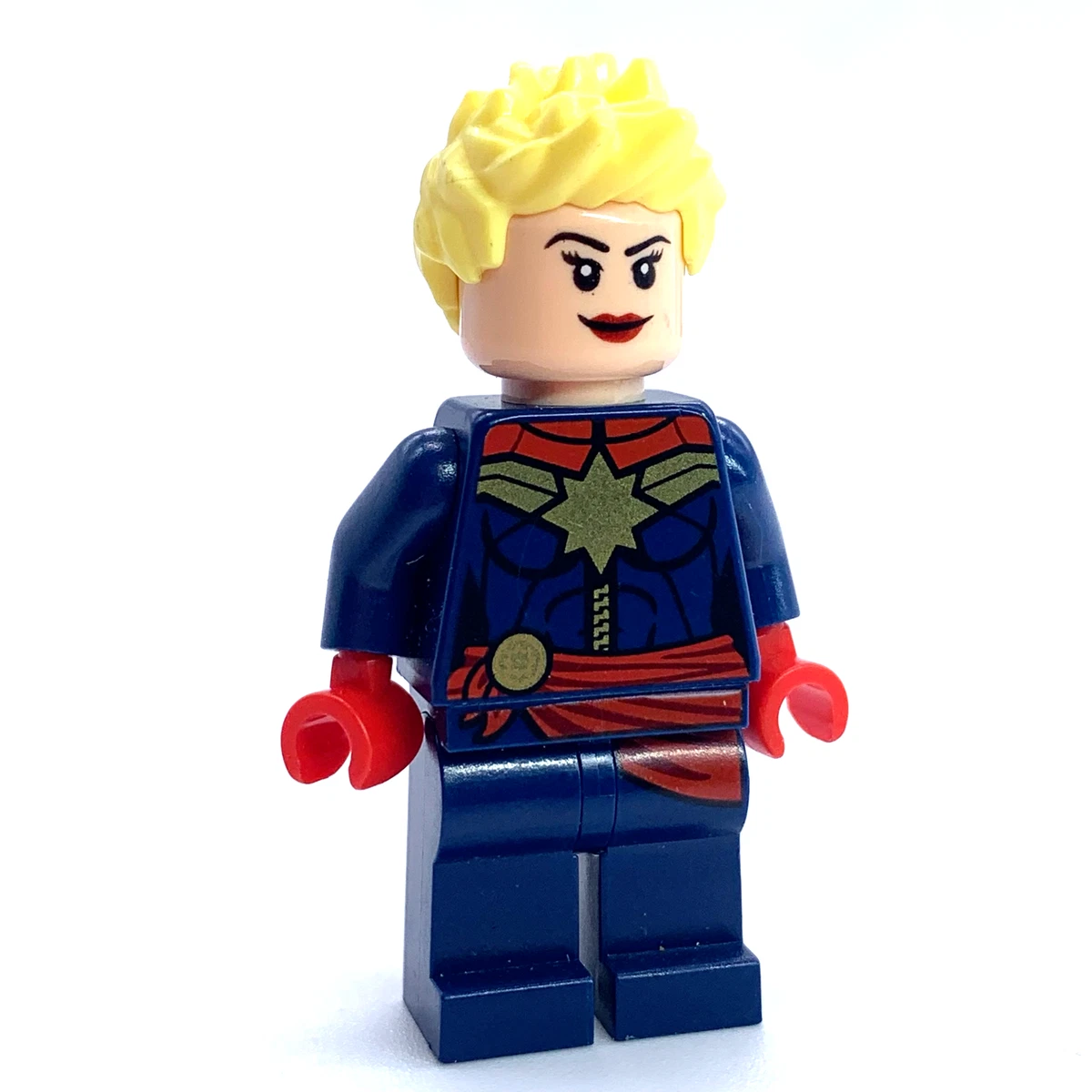 Marvel Captain Marvel Red Sash Lego Minifigure eBay