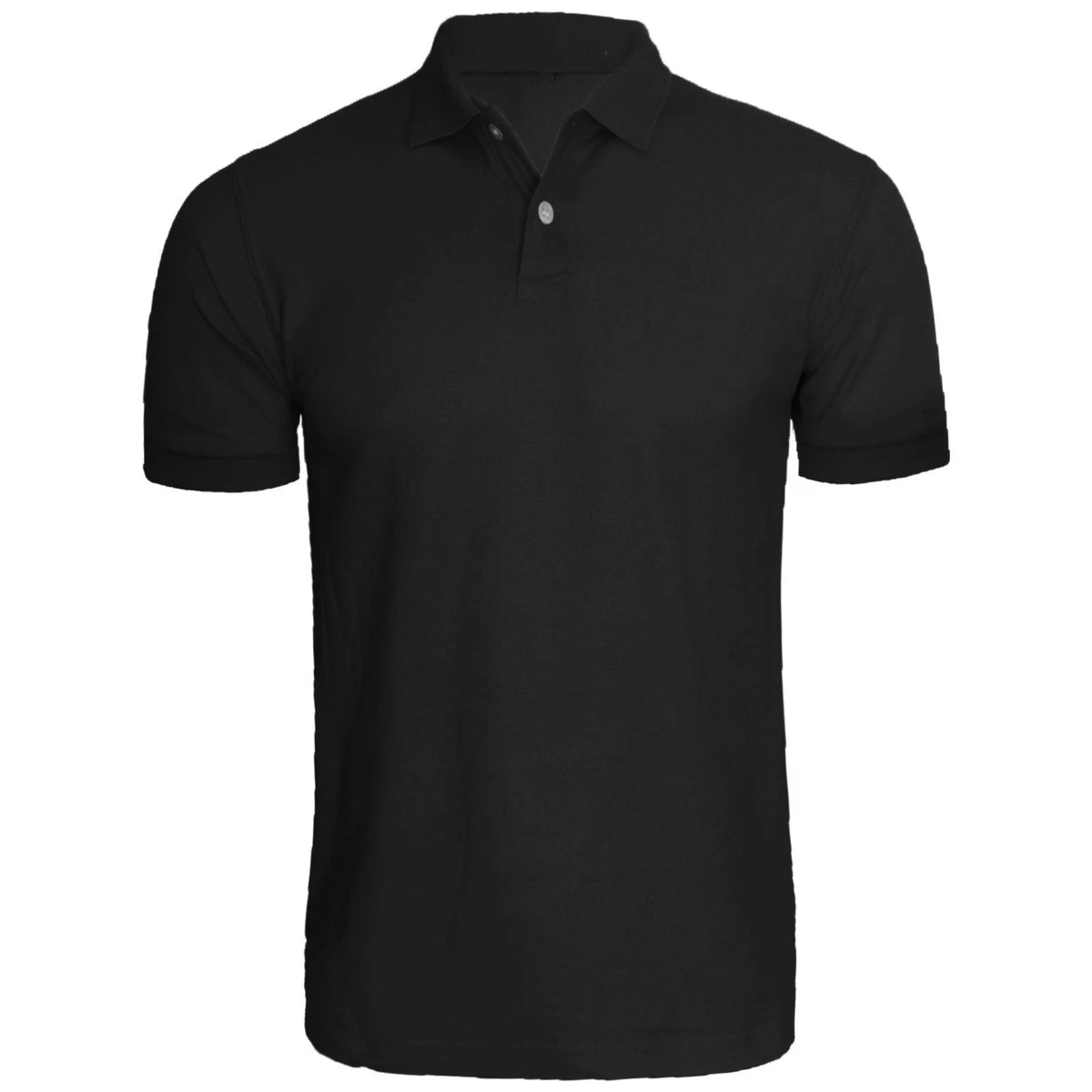 gildan black polo shirt