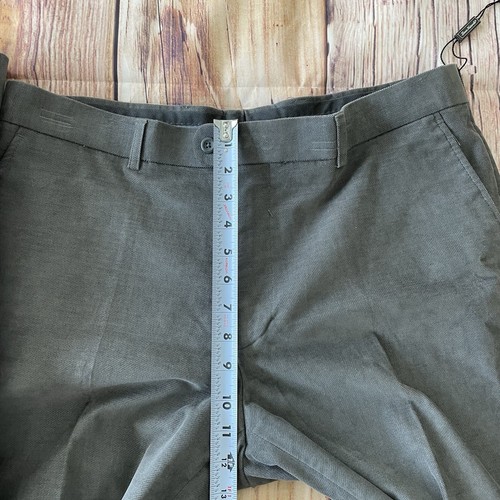 Linea Naturale Pants Mens 36x36 Gray Crushed Cord Trousers - Picture 13 of 15