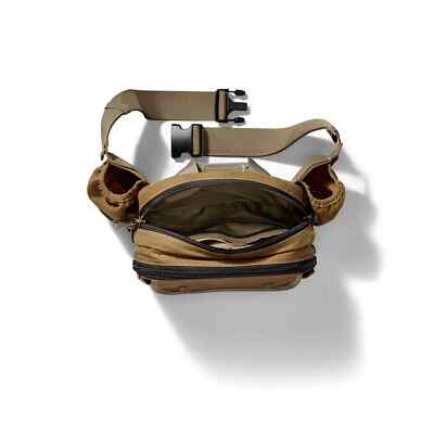Filson Fishing Pack 20002677 MADE IN USA Dark Tan Fly Khaki Waxed