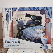 DISNEY FROZEN OLAF SNOWMAN TWIN SHEETS SET BRAND NEW BEDDING SET