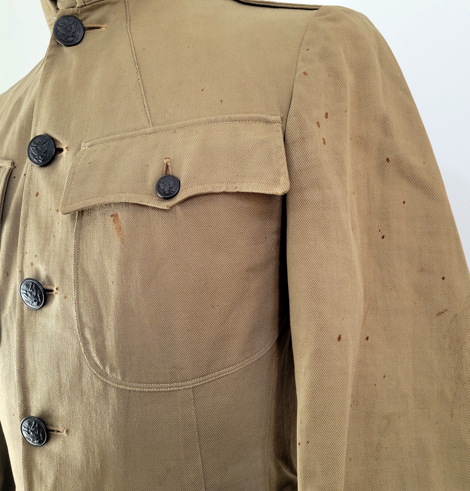ORIGINAL WW1 US ARMY OFFICER DOUGHBOY JACKET UNIFORM AMERICAN MILITARY eBay