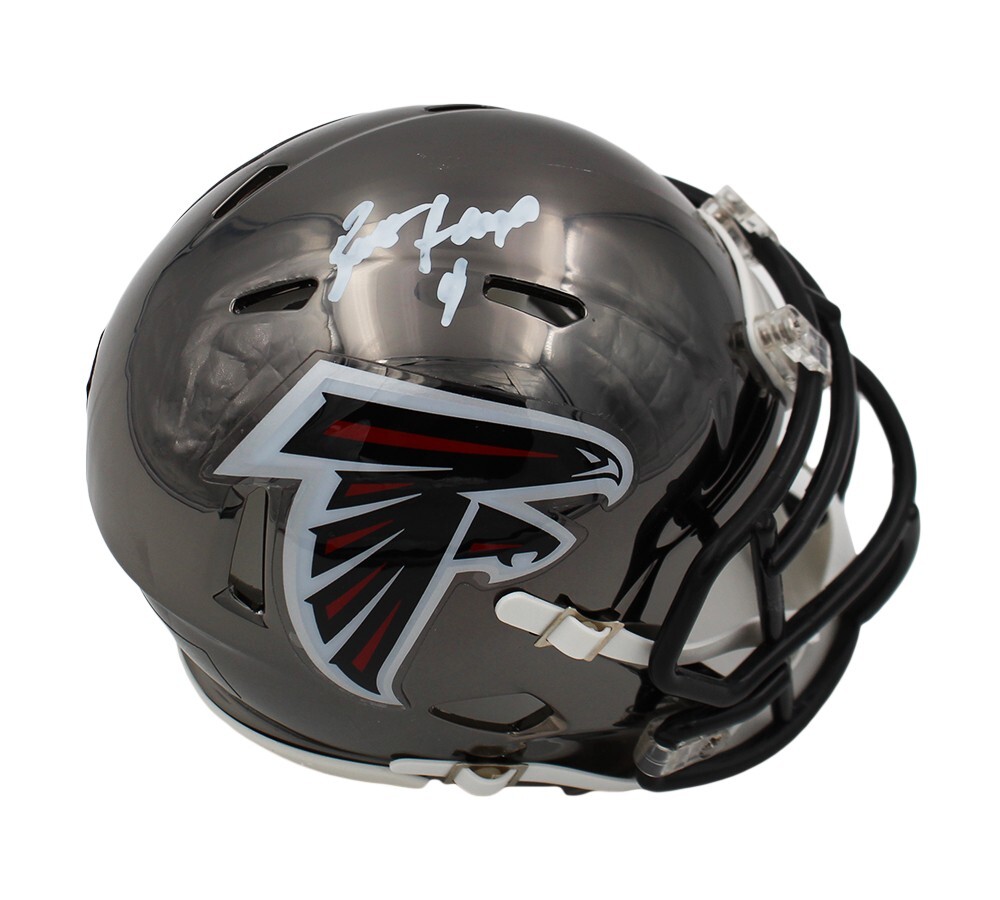 Brett Favre Autographed Signed Atlanta Falcons Speed Chrome NFL Mini Helmet 