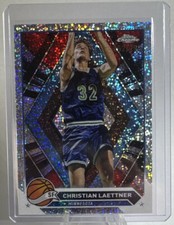 CHRISTIAN LAETTNER 2023-24 TOPPS CHROME BASKETBALL #36 SPECKLE REFRACTOR /299