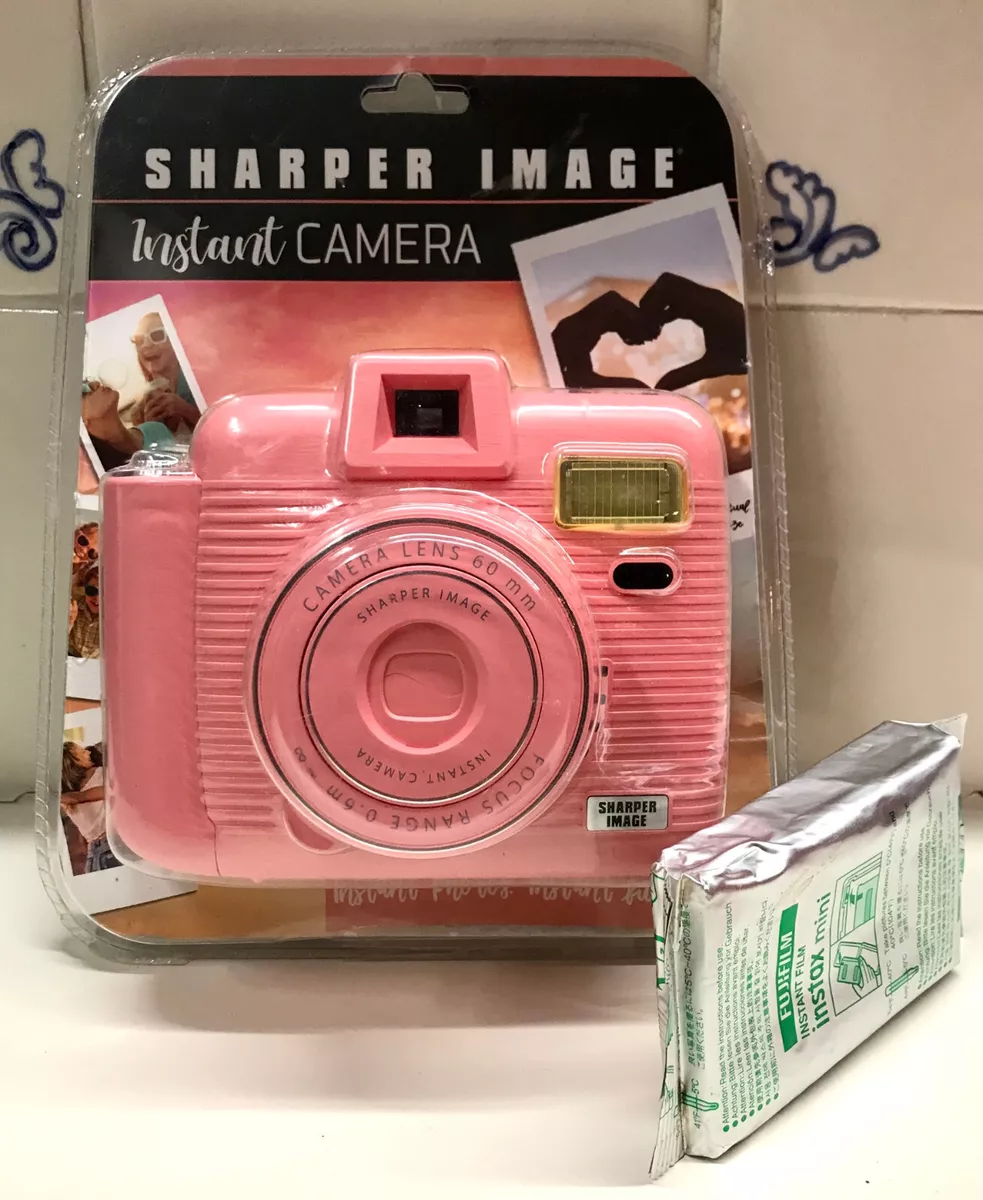 Sharper Image Instant Camera Pink 60MM w fujifilm instant film