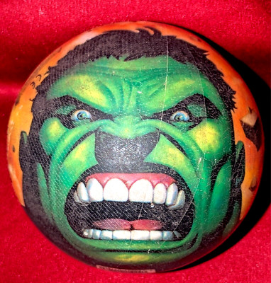 Sammlerball aus 2004!! Marke MARVEL / SMOBY mit HULK-Motiv Kleinformat GEBRAUCHT