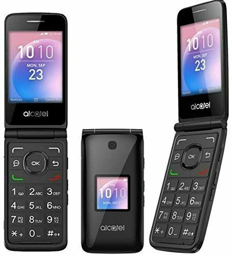 Alcatel GO FLIP V 4051S 4G VoLTE Black (Verizon) Flip Phone Page Plus - Picture 1 of 6