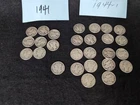 Silver Mercury Early 1940's Dime lot of 26 Coins