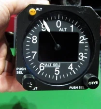 AIRCRAFT INDICATOR AIR DATA DISPLAY ADDU INNOVATIVE SOLUTIONS P/N 9D-80130-15