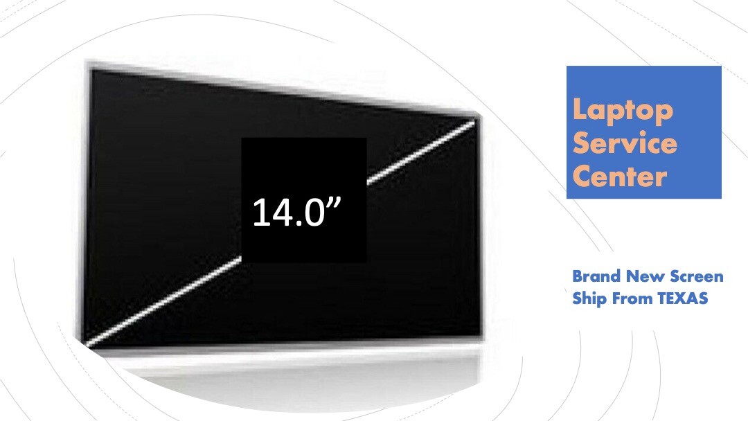 Schermo LCD LED 14 Pollici Per Dell, FHD 1920x1080, Opaco (Non Touch), Modello LQ140M1JW32 / 4VTXP, Nuovo