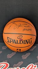 Derrick Rose Signed Spalding Basketball with MVP Inscription PSA Authentic Auto