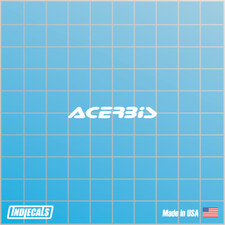 Acerbis White Vinyl Decalsticker 4 In X .5 In Mx Motocross Atv More Colors