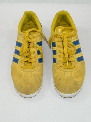 adidas gazelle yellow blue