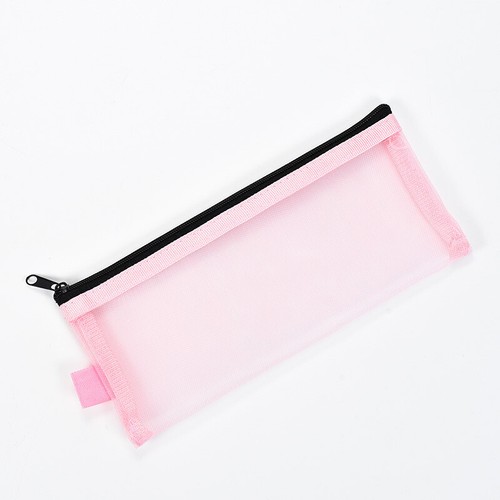 Clear Mesh Portable Pen Pencil Case Makeup Cosmetic Storage Bag Pouch Case ☨ - Picture 11 of 17