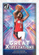 Jalen Green 2021-22 NBA Hoops Basketball Great X-Pectations Insert Card #11 NBA