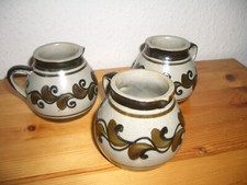 ** 3 kleine Keramikkrüge aus Lausitzer Keramik**