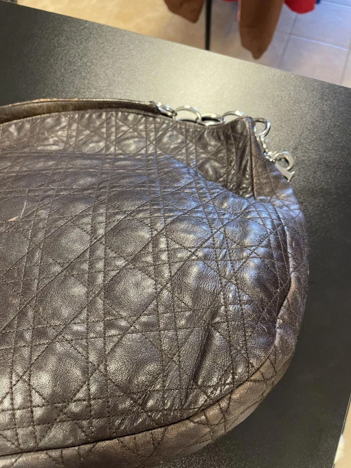 Christian Dior Sac de Ville forro monograma vintage Foto 3 de 4