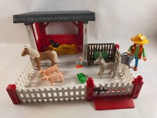 sympa mini ferme   Playmobil (  maison , jardin  , animaux  ) 0412