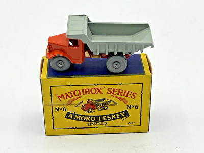Matchbox Lesney/Moko No 6a Quarry Truck und OVP 1954-59