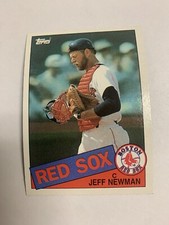 1985 Topps Boston Red Sox Jeff Newman