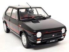 MCG 1/18 - Fiat Ritmo TC 125 Abarth 1980 (Strada) Black Diecast Scale Model Car