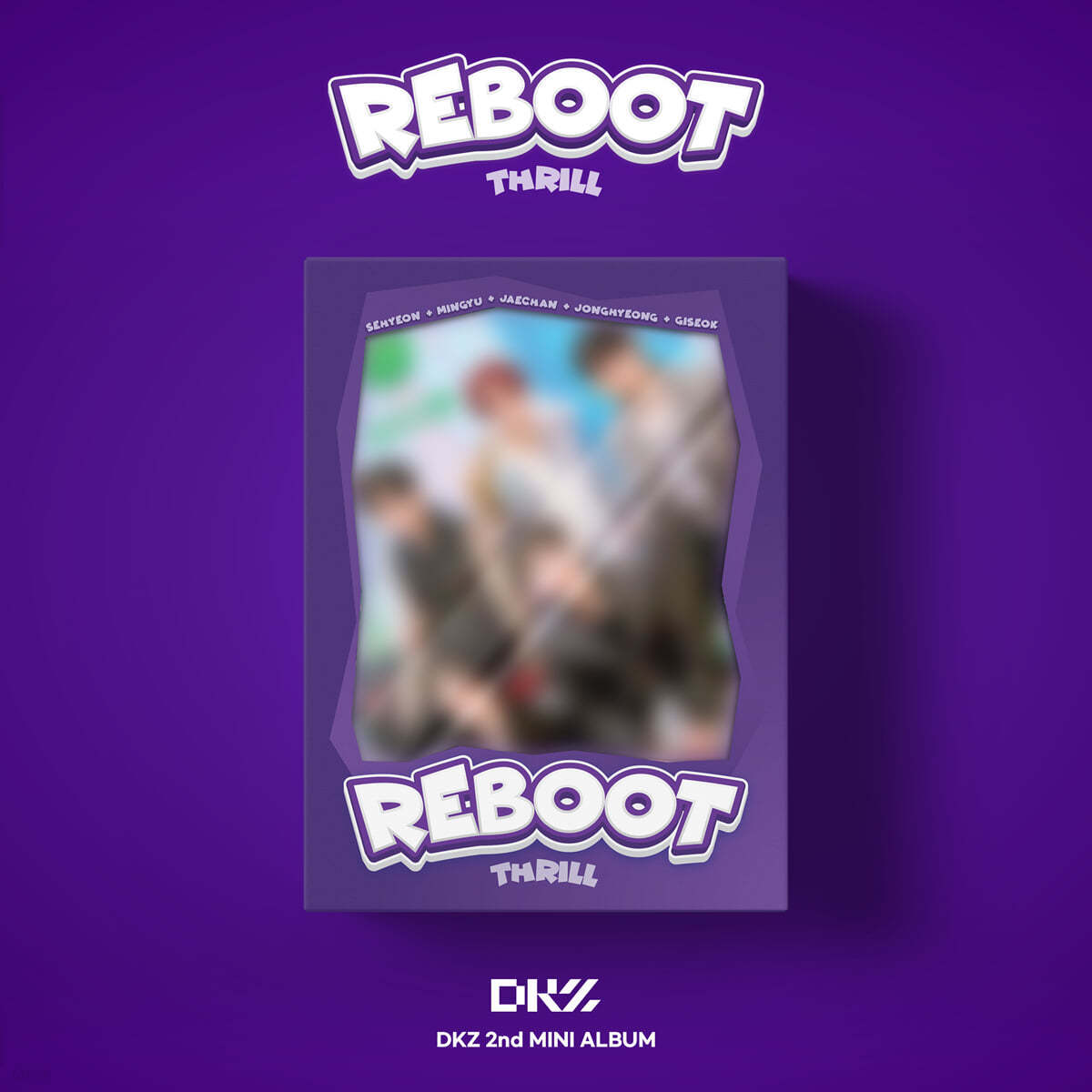 K-POP DKZ 2nd Mini Album [REBOOT] CD+88p Photobook+4p Card+Sticker