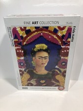 1,000pc Fine Art Painting "Self Portrait" Frida Kahlo 1000 Piece Jigsaw Puzzle