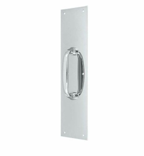 Deltana PPH55 Push Plate w/ Handle | 3-1/2 x 15 Inch | Solid Brass | 8 Finishes - Picture 8 of 18