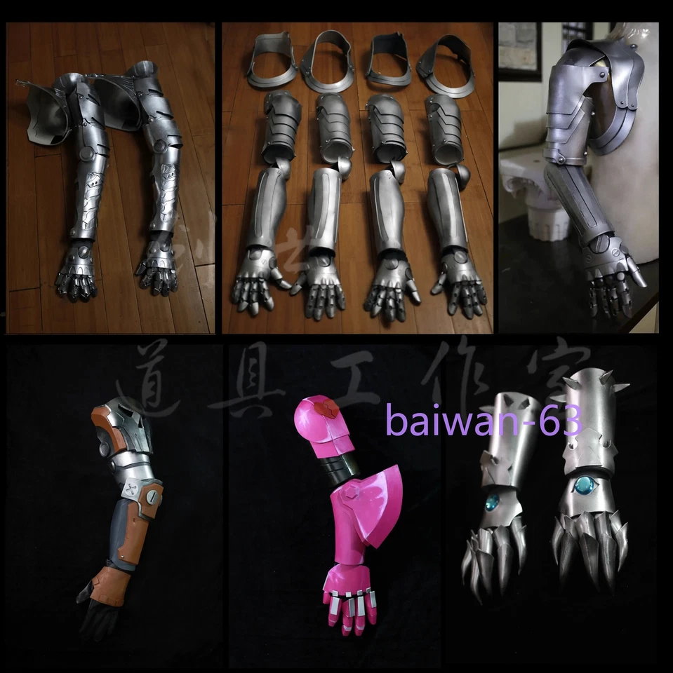 Fullmetal Alquimista Edward Elric Brazo Cosplay Accesorios Halloween Fiesta Accesorio Nuevo Foto 2 de 4