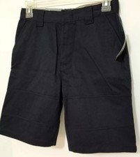 Eddie Bauer School Uniform Navy Blue Cell Phone Pocket Shorts 12 Boys New 1160