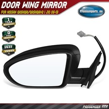 Electric Wing Mirror Passenger Side for Nissan Qashqai/Qashqai+2 I Convex Heated