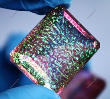 100 Ct NATURAL Monarch Fire Opal Doublet Emerald Cut Certified Loose Gemstone