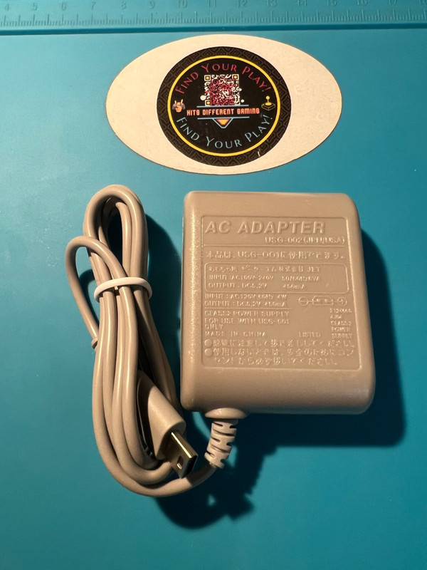 Unbranded AC Wall Adapter (USG-001) for the Nintendo DS Lite
