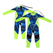 Wetsuit Ages 4-12 2.5 mm Neoprene Long Sleeve Full Body Swimsuit Thermal ...