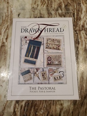 The Drawn Thread Cross Stitch Chart - The Pastoral Pocket, Fob & Sampler