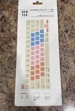 Gentek Silicone Macbook Air Keyboard Cover Protection From Dust And liquid