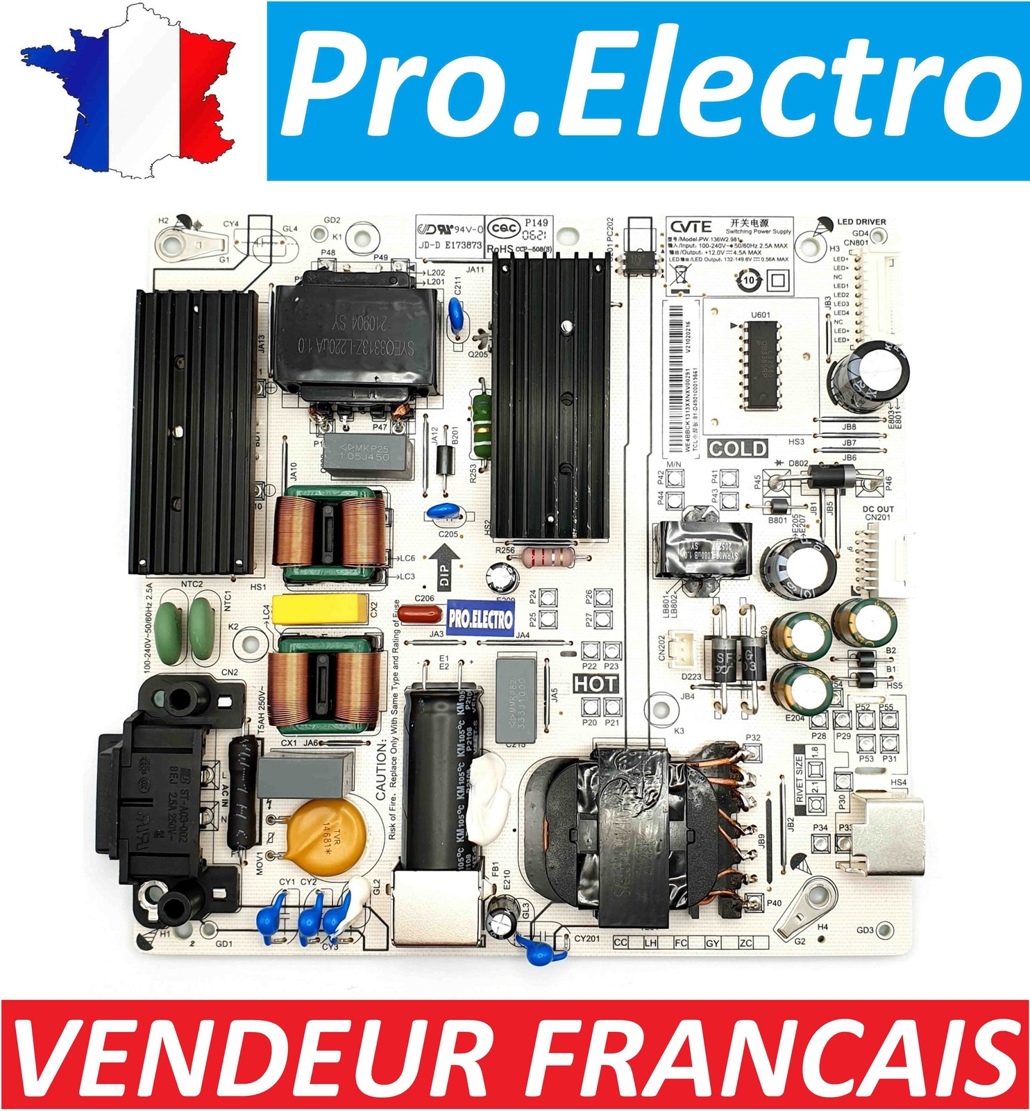 Alimentation TV XIAOMI L55M6_6AEU pour retrouver vos soirées ciné