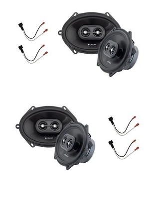 Orion 6x8 Car Speakers Fits Ford F250 F350 F450 F550 1999-2004 Front and Rear