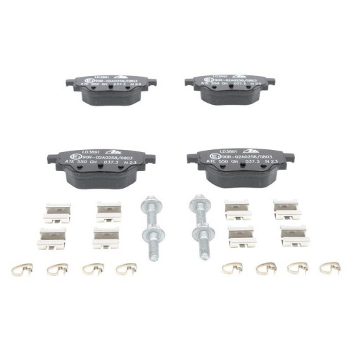 1X Ceramic Bremsbelagsatz, Scheibenbremse ATE 13.0470-3891.2 FüR CitroËN Opel-image