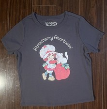 Women s strawberry shortcake cropped tank new without tags size L