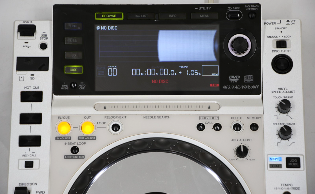 Pioneer CDJ-2000-W Limited White Digital DJ deck CDJ2000 - 2000W