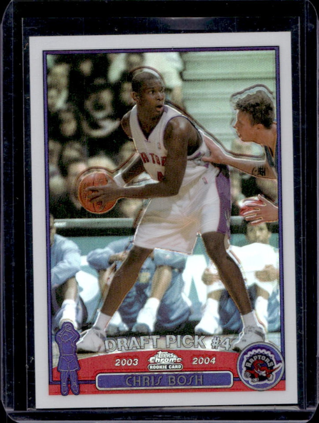 2003-04 Topps Chrome Chris Bosh Refractor Rookie RC #114 Raptors