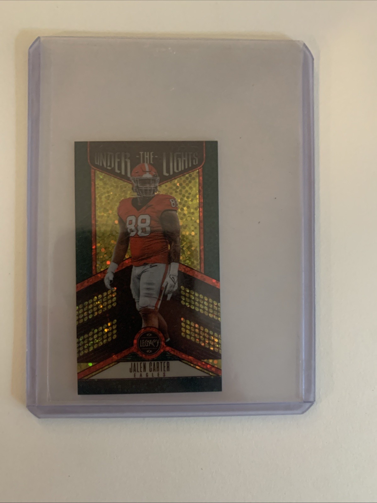Panini Legacy Linder the lights Jalen Carter Ul-Jca /25 