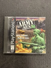 Army Men 3D (Sony Playstation 1, 1999) COMPLETE W MANUAL Play Tested.