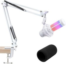 For HyperX QuadCast S White Boom Arm - Mic Arm,