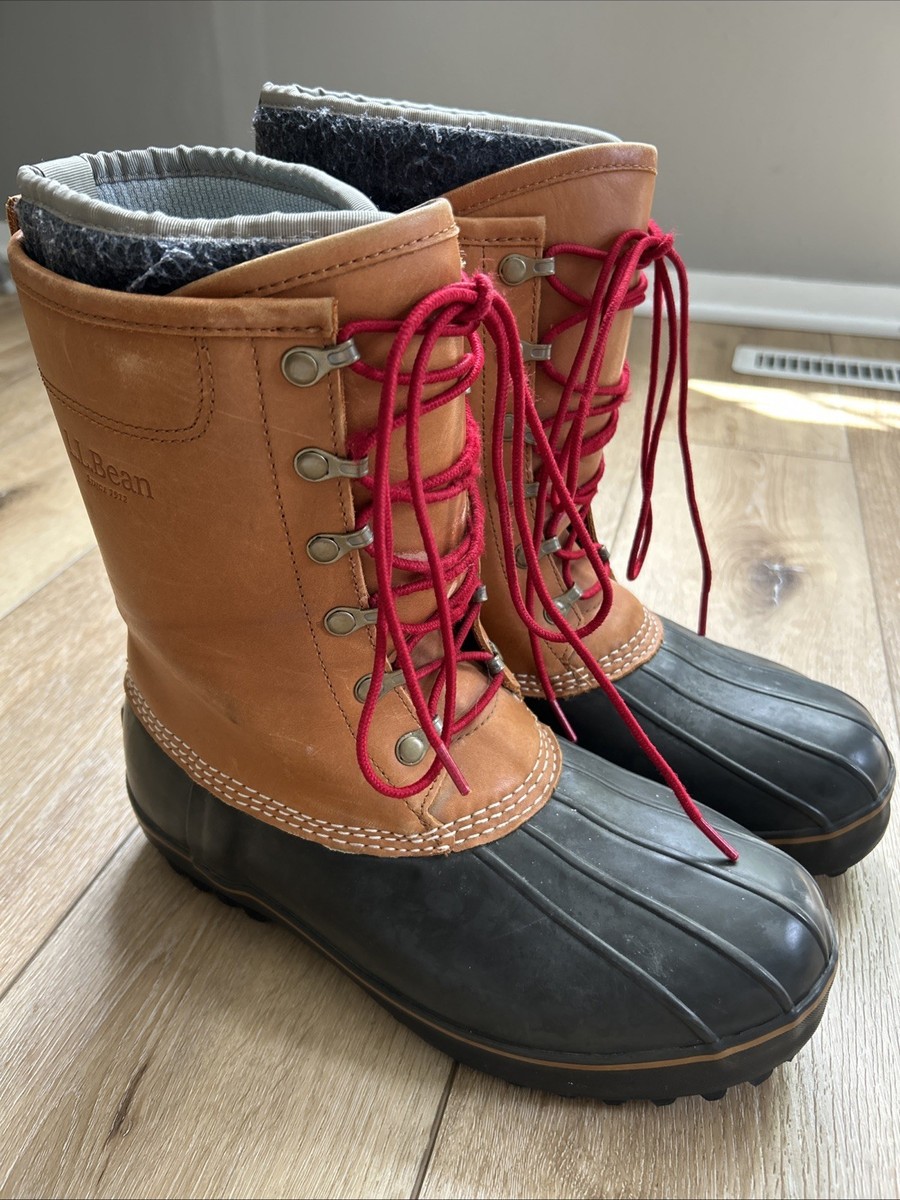 Vintage LL Bean Mens Maine Hunting Shoes Duck Boots size 8.5  display picture 1