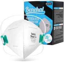 N95 Mask for Adult 20PCS NIOSH Particulate Respirator N95 Face Mask for Cleaning