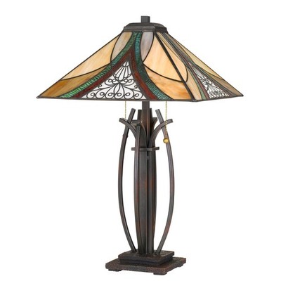 Orleans 2-Light Table Lamp in Valiant Bronze